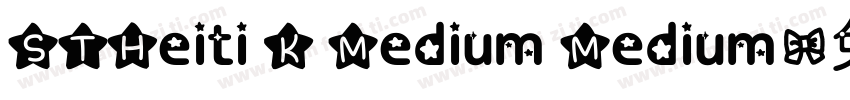 STHeiti K Medium Medium字体转换